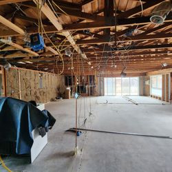 FJ Engineering Design - Before, low 8ft ceilings.
