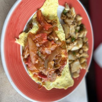 The Red Colony Diner - Spanish omelette - Breakfast & Brunch Near Me - Brookfield, Connecticut The Red Colony Diner - Spanish omelette - Breakfast & Brunch Near Me - Brookfield, Connecticut