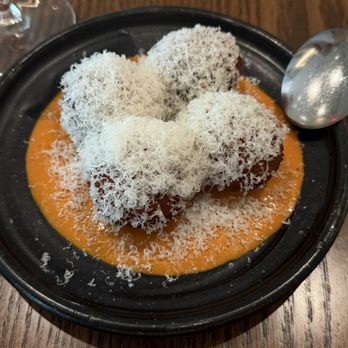 Salazar - Lobster and corn arancini feature - New American Near Me - Cincinnati, Ohio Salazar - Lobster and corn arancini feature - New American Near Me - Cincinnati, Ohio