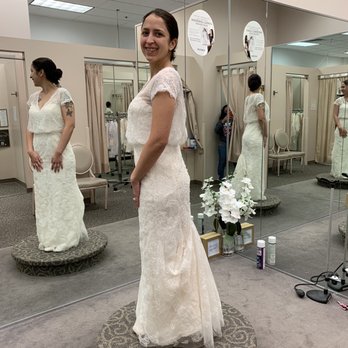 David's Bridal - Private fitting. She stepped away so that I could get a more intimate picture and I truly appreciated that. - Bridal Near Me - Murrieta, California David's Bridal - Private fitting. She stepped away so that I could get a more intimate picture and I truly appreciated that. - Bridal Near Me - Murrieta, California