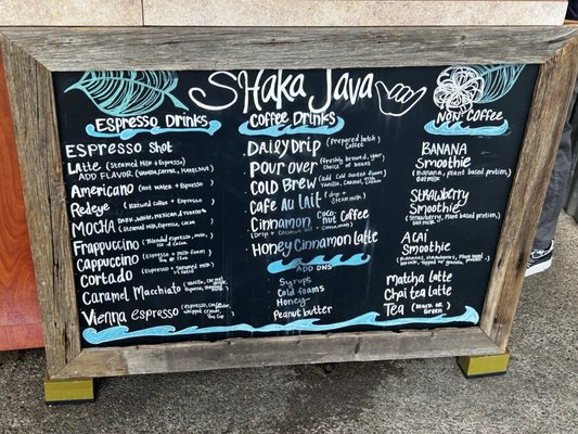 Menu photo 2 Shaka Java San Diego, CA Menu photo 2 Shaka Java San Diego, CA