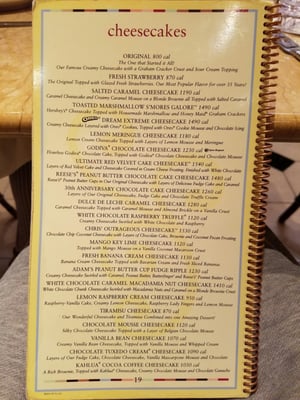 Menu photo 6 The Cheesecake Factory Westbury, NY Menu photo 6 The Cheesecake Factory Westbury, NY