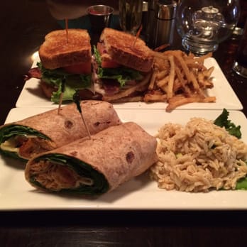 Golden Leaf Bistro - Really good food here - everything we had was on point - French onion soup - blackened salmon wrap & turkey club - Bars Near Me - Danville, Virginia