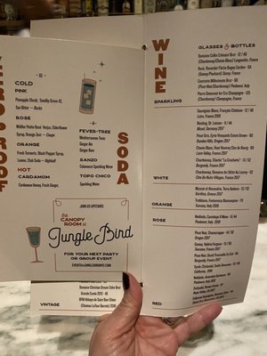Menu photo 3 Jungle Bird New York, NY Menu photo 3 Jungle Bird New York, NY