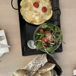 RendezVous - Codfish and cream and salad and Portuguese bread