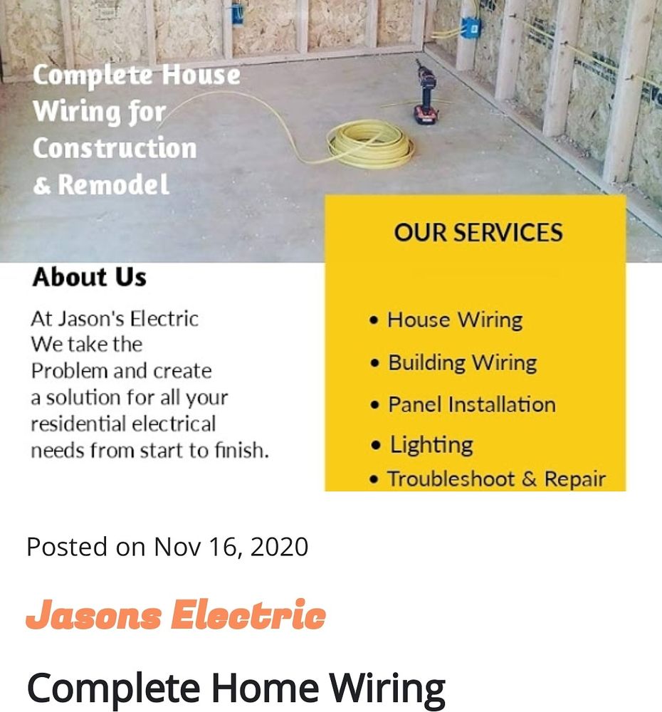 Slide of Jason's Electric