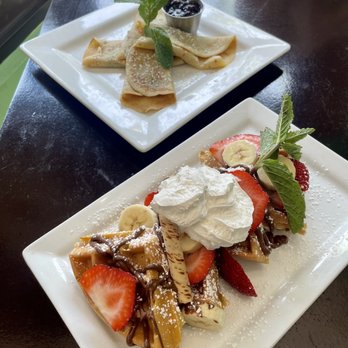 Savanna Restaurant - Vanilla Waffles and Blueberry & banana Crepes - Breakfast & Brunch Near Me - Chicago, Illinois Savanna Restaurant - Vanilla Waffles and Blueberry & banana Crepes - Breakfast & Brunch Near Me - Chicago, Illinois