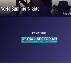 No Ho Summer Nights - FREE CONCERTS ALL SUMMER LONG! NoHo Summer Nights are BACK! provided by Valley Cultural @ North Hollywood Park in NoHo