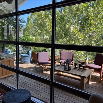 Little Saint - Upstairs lounge - balcony - Vegan Near Me - Healdsburg, California
