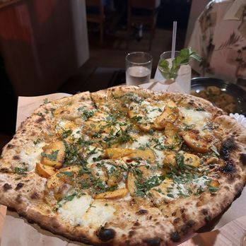 Indaco - Peach pizza! - Italian Near Me - Charleston, South Carolina