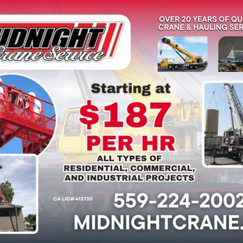 Midnight Crane Service - Crane Services Near Me Midnight Crane Service - Crane Services Near Me