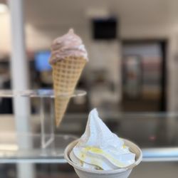 Palace Market - Swirl on waffle and cup with olive oil and sea salt