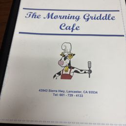 Front of Menu