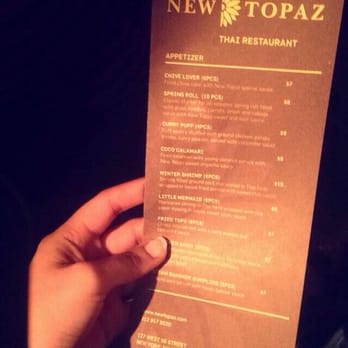 Topaz Thai Authentic - Their take home menu !! - Thai Near Me - New York, New York Topaz Thai Authentic - Their take home menu !! - Thai Near Me - New York, New York