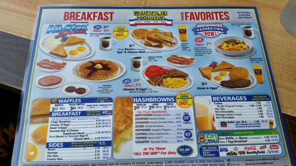 Menu photo 2 Waffle House Vestavia Hills, AL Menu photo 2 Waffle House Vestavia Hills, AL