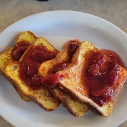 Bloomfield's Family Restaurant - This was the strawberry French toast