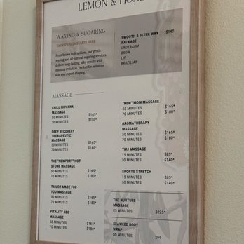 Lemon and Honey Day Spa - Day Spas Near Me - Orange, California