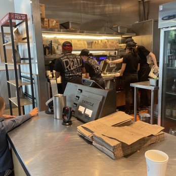 Chipotle Mexican Grill - Look at these cranking out TOGO orders - Mexican Near Me - Matthews, North Carolina