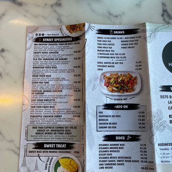 Hug Thai Express - Menu - Thai Near Me - La Mesa, California Hug Thai Express - Menu - Thai Near Me - La Mesa, California