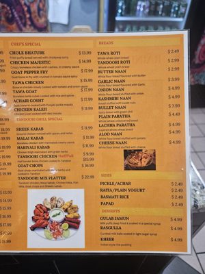 Menu photo 4 Raindrops Indian Restaurant Philadelphia, PA Menu photo 4 Raindrops Indian Restaurant Philadelphia, PA