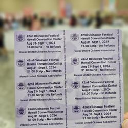 Okinawan Festival - One Script = $1.00
