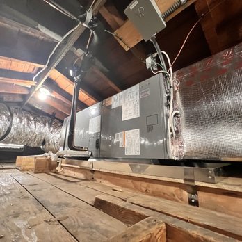Rand Aire Mechanical Contractors - 40MUAAQ48AA3 Air Handler in attic - Heating & Air Conditioning/HVAC Near Me - Orange, California Rand Aire Mechanical Contractors - 40MUAAQ48AA3 Air Handler in attic - Heating & Air Conditioning/HVAC Near Me - Orange, California