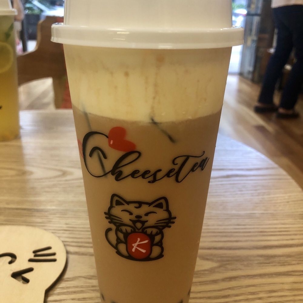 Drincup Cafe - milk tea boba with cheese cap - Bubble Tea Near Me - Honolulu, Hawaii Drincup Cafe - milk tea boba with cheese cap - Bubble Tea Near Me - Honolulu, Hawaii