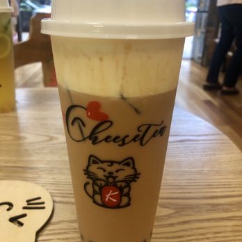 Drincup Cafe - milk tea boba with cheese cap - Bubble Tea Near Me - Honolulu, Hawaii Drincup Cafe - milk tea boba with cheese cap - Bubble Tea Near Me - Honolulu, Hawaii