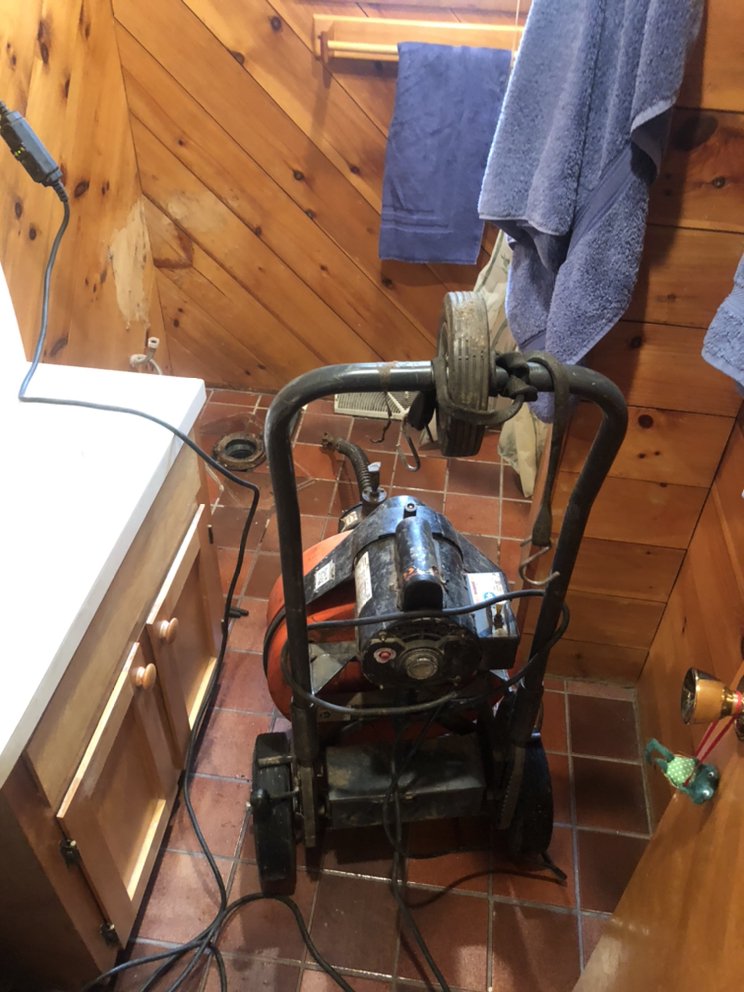 Slide of Central Mass Drain Cleaning