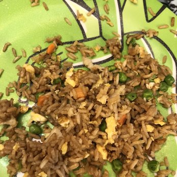 Hy-Vee - Chicken fried rice with vegetables when I ordered chicken fried rice NO VEGETABLES - Grocery Near Me - Coralville, Iowa