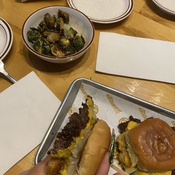 Mastiff Kitchen - La Mesa - Smash Sliders Crispy Brussels Sprouts - Burgers Near Me - La Mesa, California Mastiff Kitchen - La Mesa - Smash Sliders Crispy Brussels Sprouts - Burgers Near Me - La Mesa, California