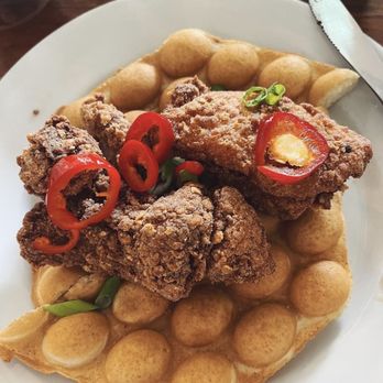 Wake ‘n Bacon - Spiced Maple Chicken 'n Waffles - Breakfast & Brunch Near Me - Chicago, Illinois