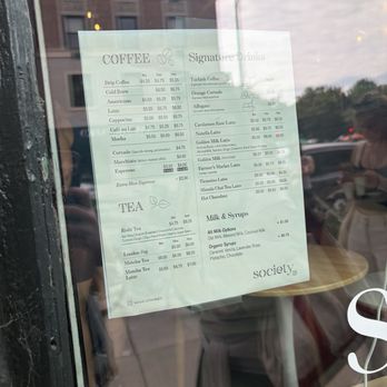 Society Coffee - Menu - Cafes Near Me - Chicago, Illinois Society Coffee - Menu - Cafes Near Me - Chicago, Illinois