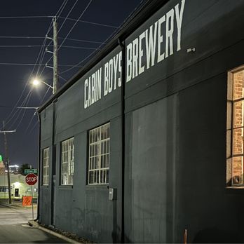Cabin Boys Brewery - Exterior with view of downtown - Breweries Near Me - Tulsa, Oklahoma
