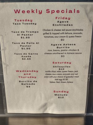 Menu photo 1 Las Katrina’s Turlock, CA