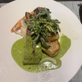 Bimini Steakhouse - Salmon, 2 scallops, mash potatoes, veggies - Steakhouses Near Me - Reno, Nevada Bimini Steakhouse - Salmon, 2 scallops, mash potatoes, veggies - Steakhouses Near Me - Reno, Nevada