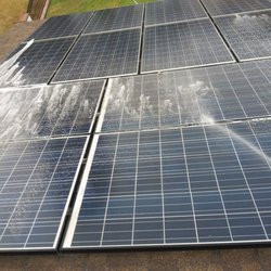 Robinson Solar Cleaning - WASHING THE SOLAR PANELS