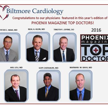 Biltmore Cardiology - 2016 Phoenix Magazine Top Doctors - Cardiologists Near Me - Phoenix, Arizona Biltmore Cardiology - 2016 Phoenix Magazine Top Doctors - Cardiologists Near Me - Phoenix, Arizona
