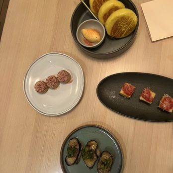 Moon Rabbit - Flavored chewy buns, chicken liver pate, chickpea fritters, eggplant crispy rice - Vietnamese Near Me - Washington, DC, District of Columbia