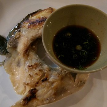 Kumo Japanese Steak House - Hamachi Kama - Grilled Japanese Amberjack collar served w/ fresh ponzu. - Japanese Near Me - Franklin, Indiana Kumo Japanese Steak House - Hamachi Kama - Grilled Japanese Amberjack collar served w/ fresh ponzu. - Japanese Near Me - Franklin, Indiana