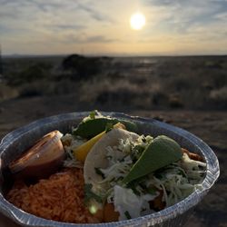Plaza Cafe Downtown - Crispy Fish Tacos and a Sunset!