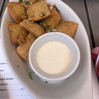 Salt + Smoke - Pimento Cheese Toasted Ravs - Barbeque Near Me - St. Louis, Missouri Salt + Smoke - Pimento Cheese Toasted Ravs - Barbeque Near Me - St. Louis, Missouri