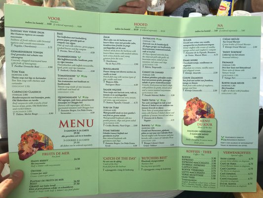 Menu photo 1 Zalmhuis Capelle aan den IJssel, ZH Menu photo 1 Zalmhuis Capelle aan den IJssel, ZH