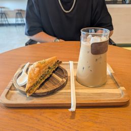 Baklava and Qahwetna signature latte