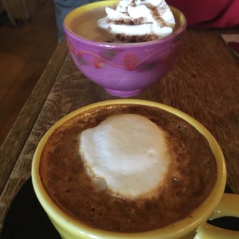 La Note - Double cappuccino with an extra shot of espresso(YUM) and hot chocolate with wiped cream on top. - French Near Me - Berkeley, California La Note - Double cappuccino with an extra shot of espresso(YUM) and hot chocolate with wiped cream on top. - French Near Me - Berkeley, California