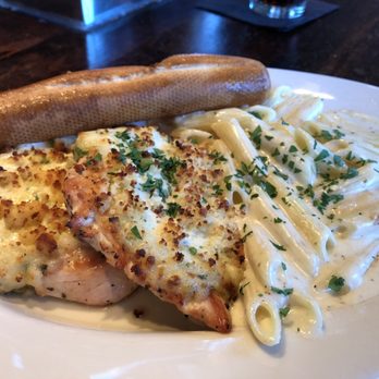 Parma Tavern - This is a popular item here and what my husband orders- the Parmesan crusted chicken - Italian Near Me - Buford, Georgia Parma Tavern - This is a popular item here and what my husband orders- the Parmesan crusted chicken - Italian Near Me - Buford, Georgia