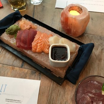 Salt on Mass - Himalayan salt block sashimi - Seafood Near Me - Indianapolis, Indiana