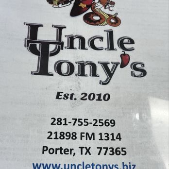 Uncle Tony's - Uncle Tony - Burgers Near Me - Porter, Texas Uncle Tony's - Uncle Tony - Burgers Near Me - Porter, Texas