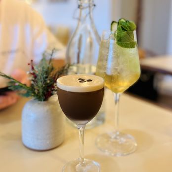 Claio Rotisserie - Banana Espresso martini, cucumber spritz - Desserts Near Me - Reno, Nevada