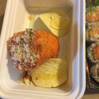 Sushi Ren - Delivery order. Tartare (salmon) served with what appears to be 4 Pringle's potato chips. Odd choice of accompaniment. - Japanese Near Me - New York, New York Sushi Ren - Delivery order. Tartare (salmon) served with what appears to be 4 Pringle's potato chips. Odd choice of accompaniment. - Japanese Near Me - New York, New York